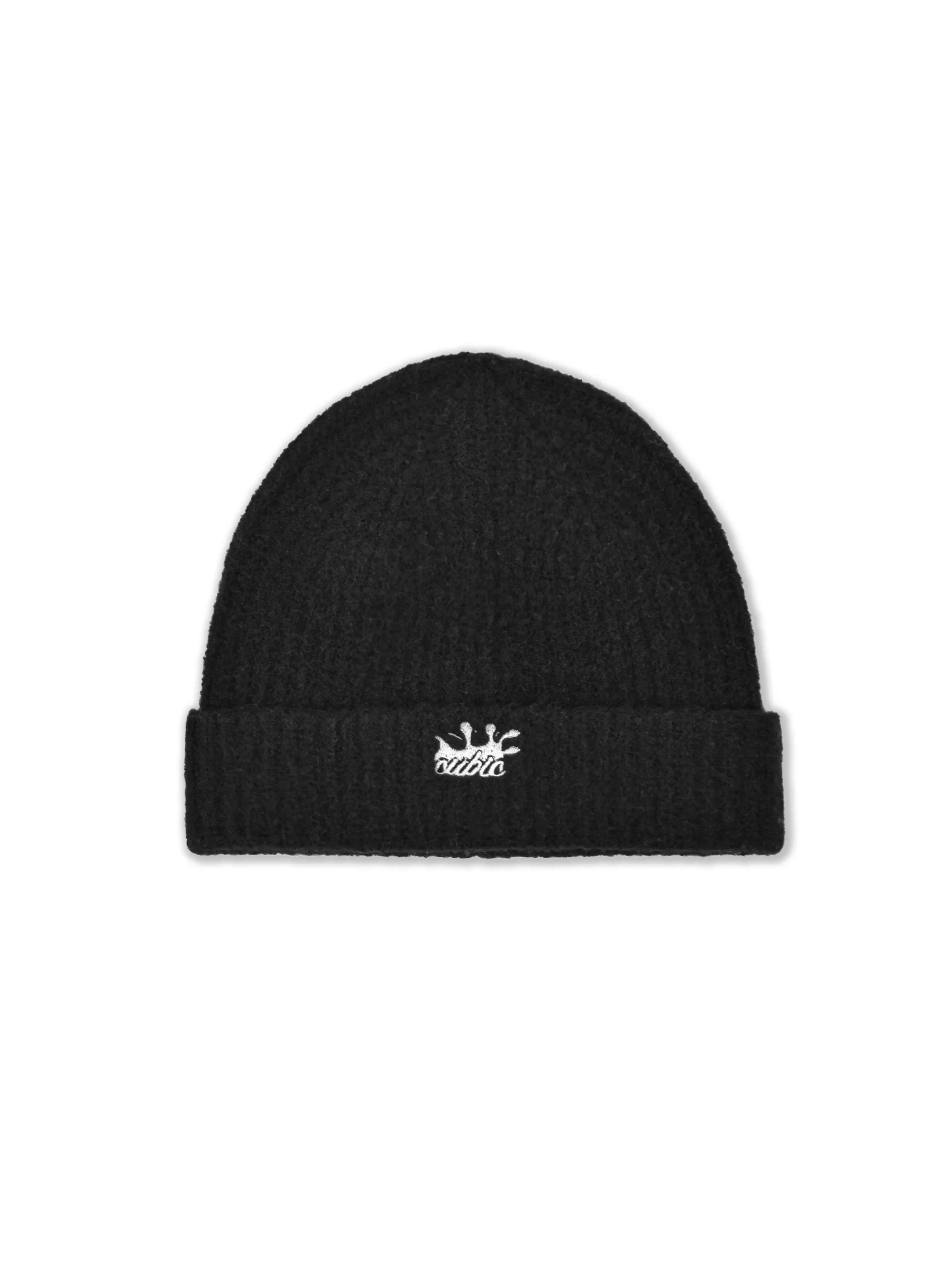 Ribbed Knit Splash CUBIC Beanie