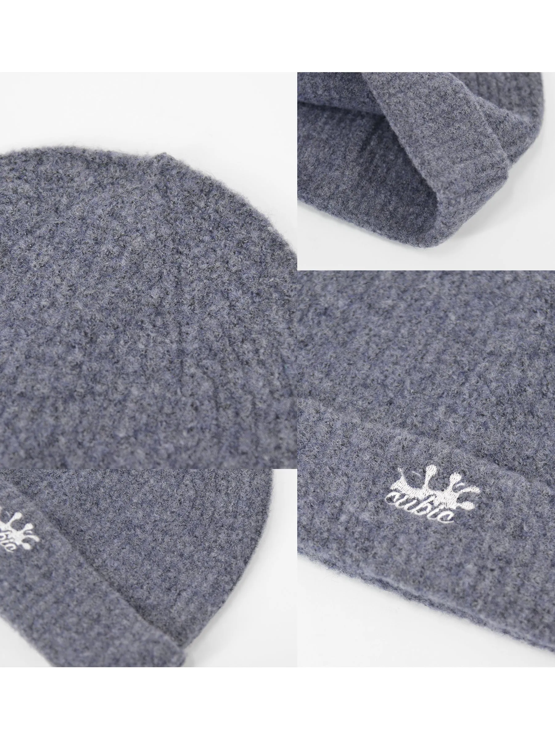 Ribbed Knit Splash CUBIC Beanie