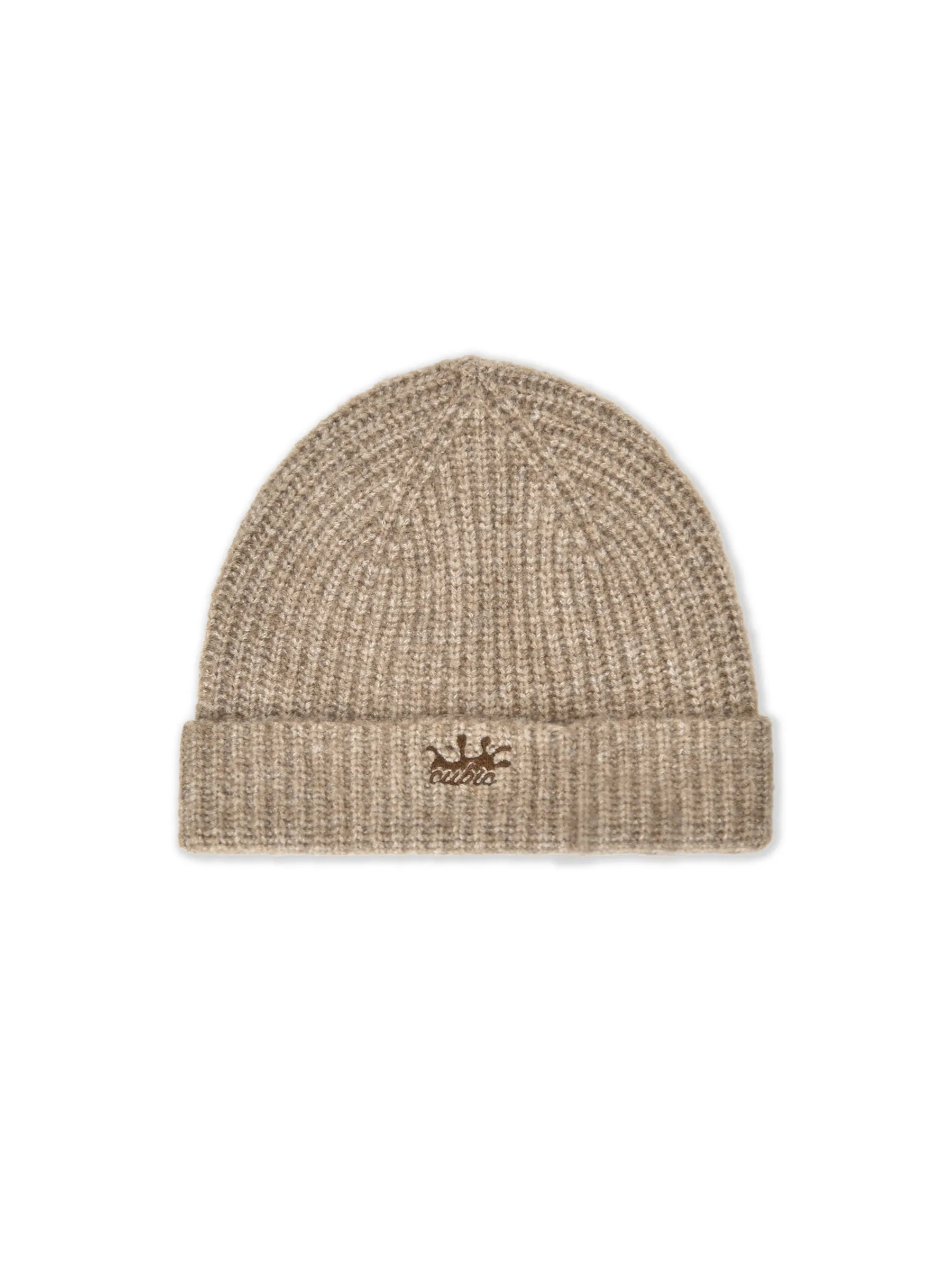 Ribbed Knit Splash CUBIC Beanie