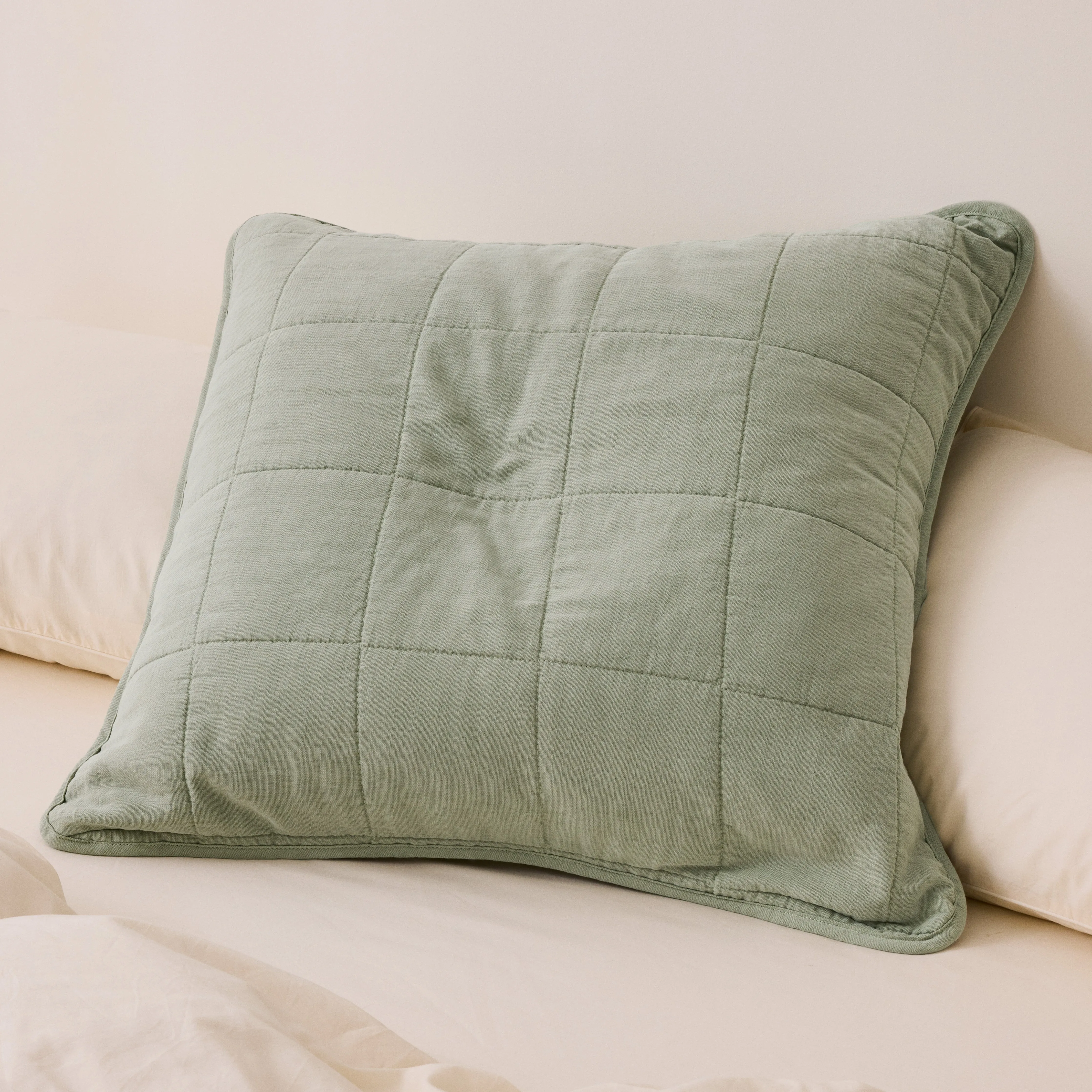 Rory Washed Cotton - Sage Kids Blanket