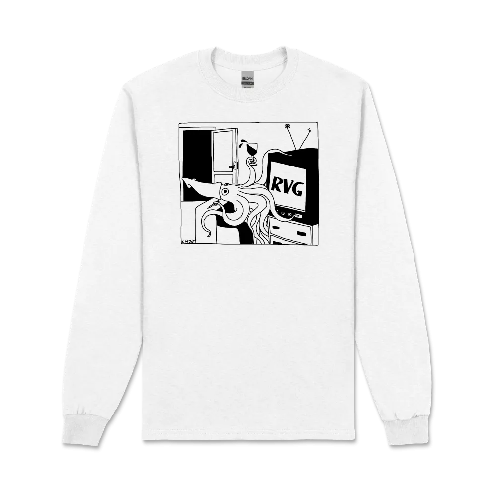RVG / 'Squid' White Longsleeve