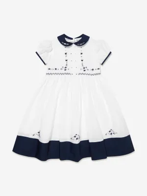 Sarah Louise Girls Embroidered Dress
