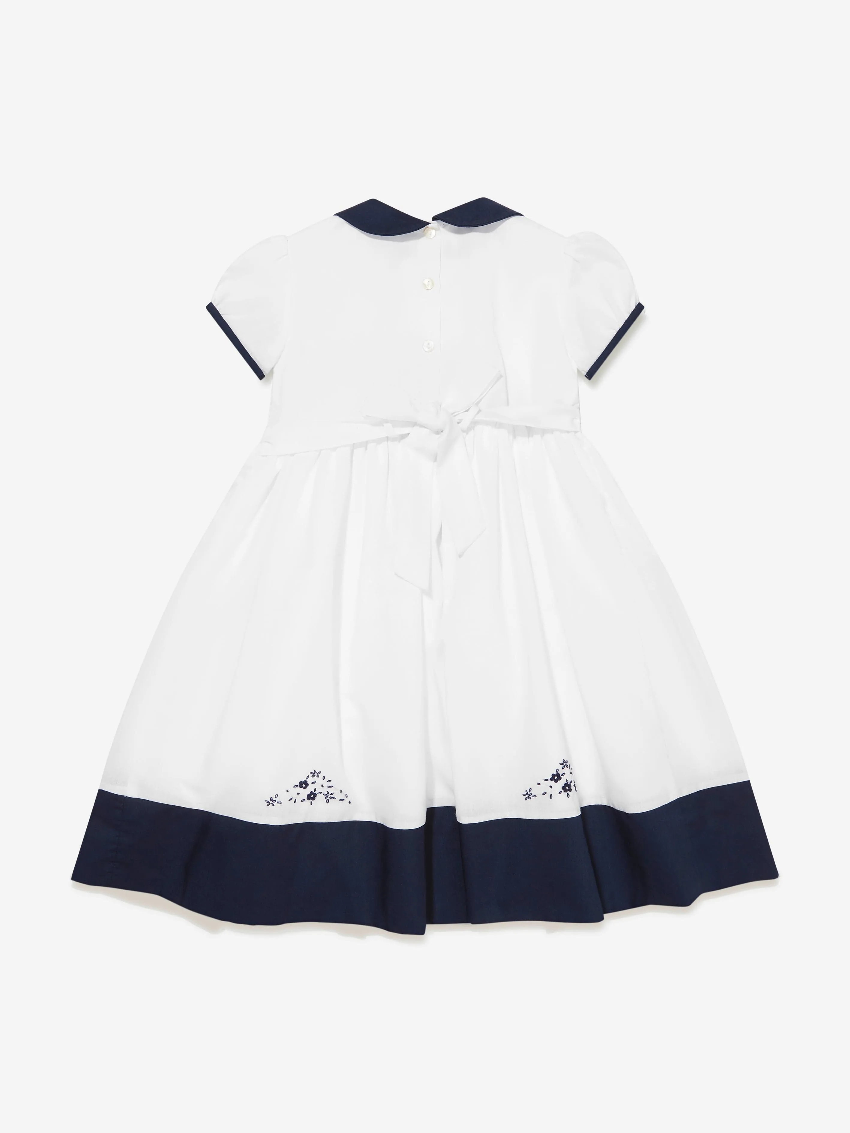Sarah Louise Girls Embroidered Dress