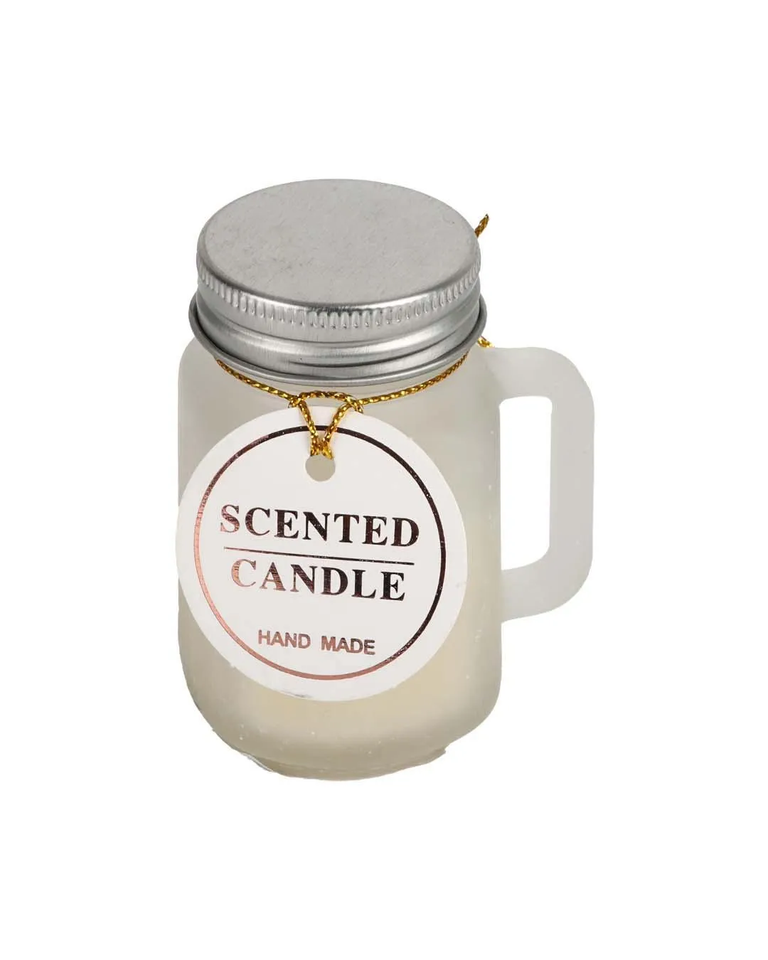 Scented Candle, Off-White, Wax