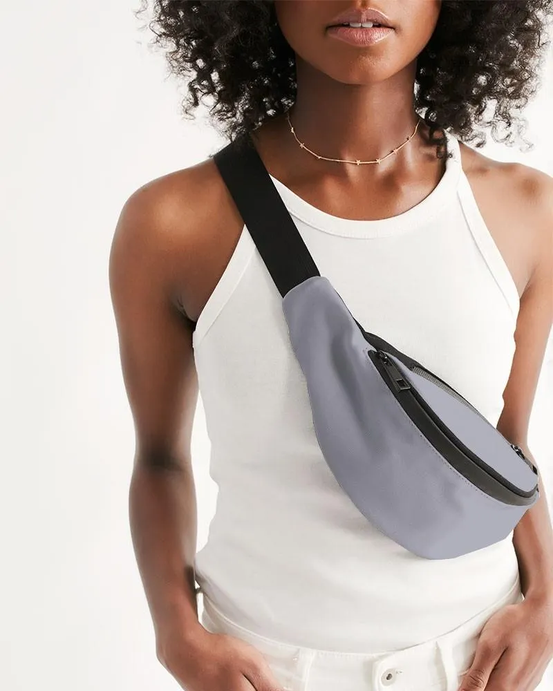 Shaded Pale Blue Gray Belt Bag | C10M10Y0K30