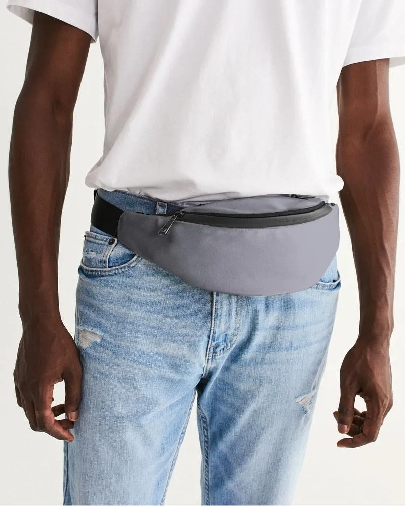Shaded Pale Blue Gray Belt Bag | C10M10Y0K30