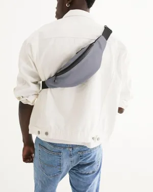 Shaded Pale Blue Gray Belt Bag | C10M10Y0K30