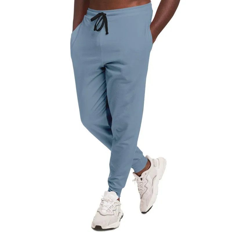 Shaded Pale Pastel Cyan Gray Joggers | Unisex | with PLUS sizes | C30M8Y0K30