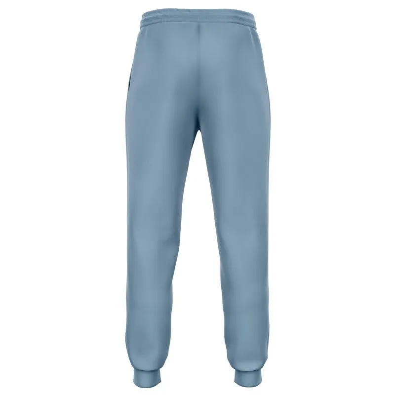Shaded Pale Pastel Cyan Gray Joggers | Unisex | with PLUS sizes | C30M8Y0K30