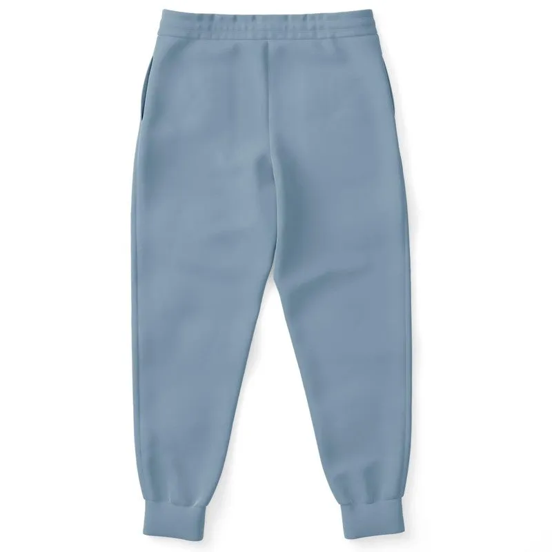 Shaded Pale Pastel Cyan Gray Joggers | Unisex | with PLUS sizes | C30M8Y0K30
