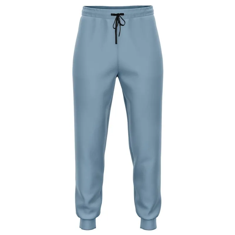 Shaded Pale Pastel Cyan Gray Joggers | Unisex | with PLUS sizes | C30M8Y0K30
