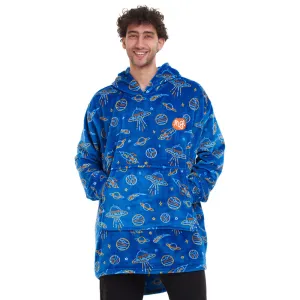 Snuggs Blanket Hoodie Royal Blue Space