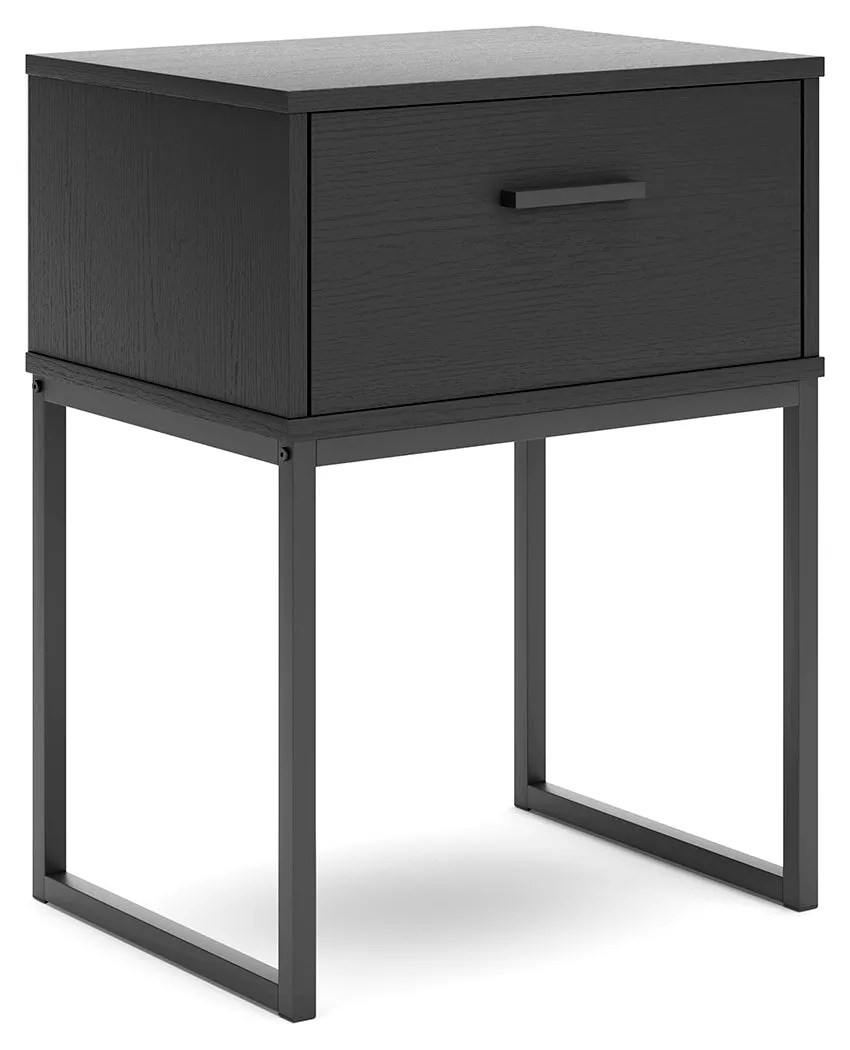 Socalle Full Panel Headboard with Dresser, Chest and 2 Nightstands in Black