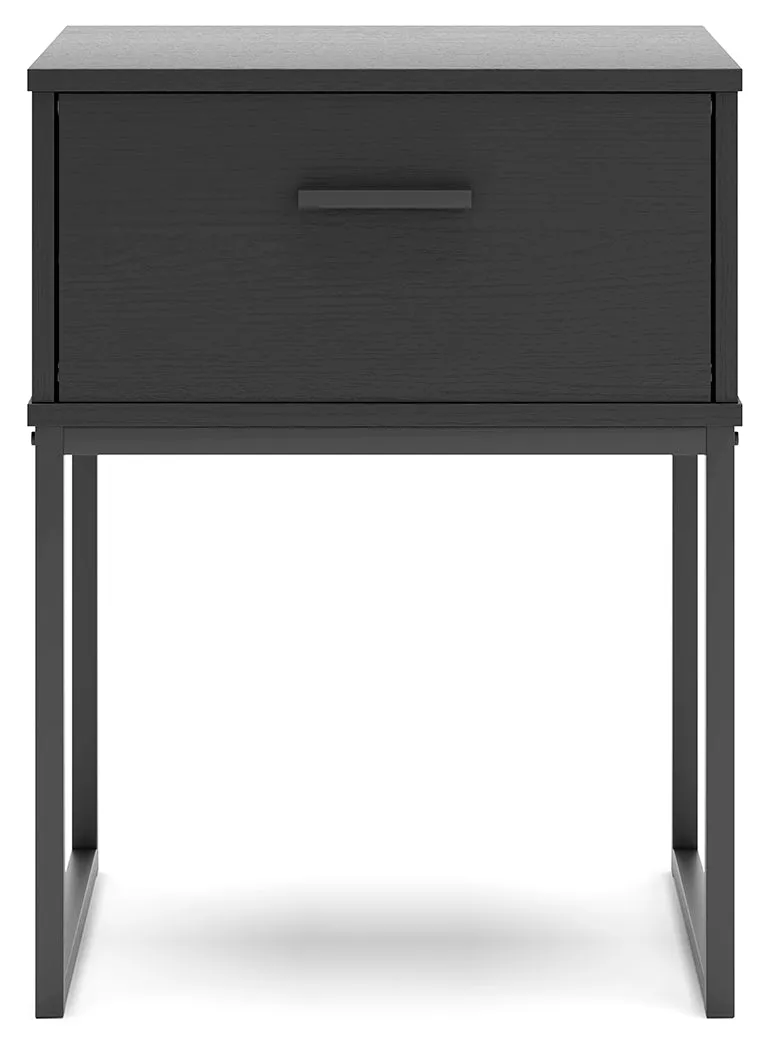 Socalle Twin Panel Headboard with Dresser, Chest and Nightstand in Black
