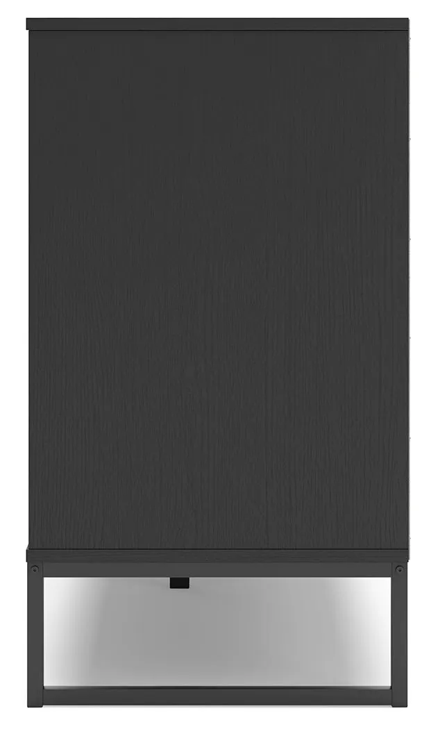 Socalle Twin Panel Headboard with Dresser, Chest and Nightstand in Black