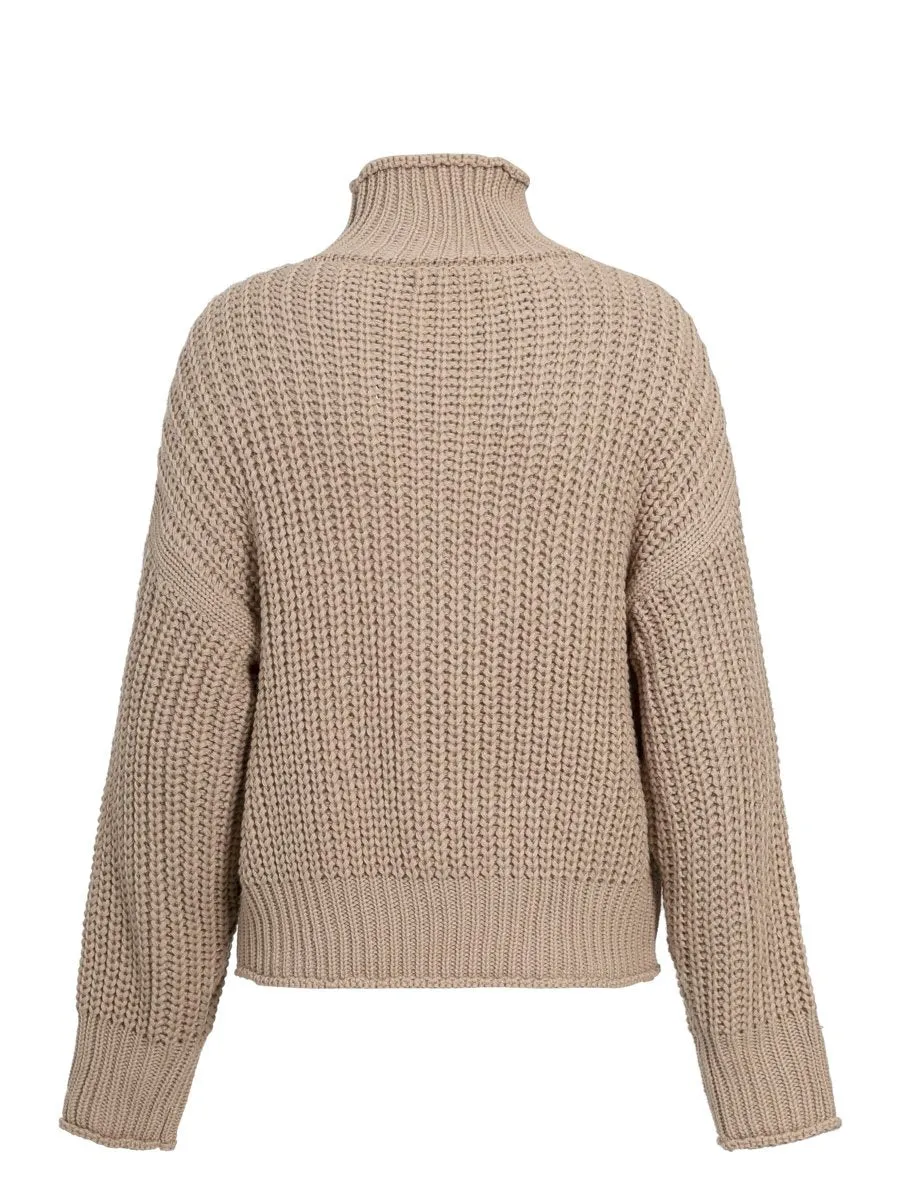 Statement To Make Pullovers Sweater - Khaki