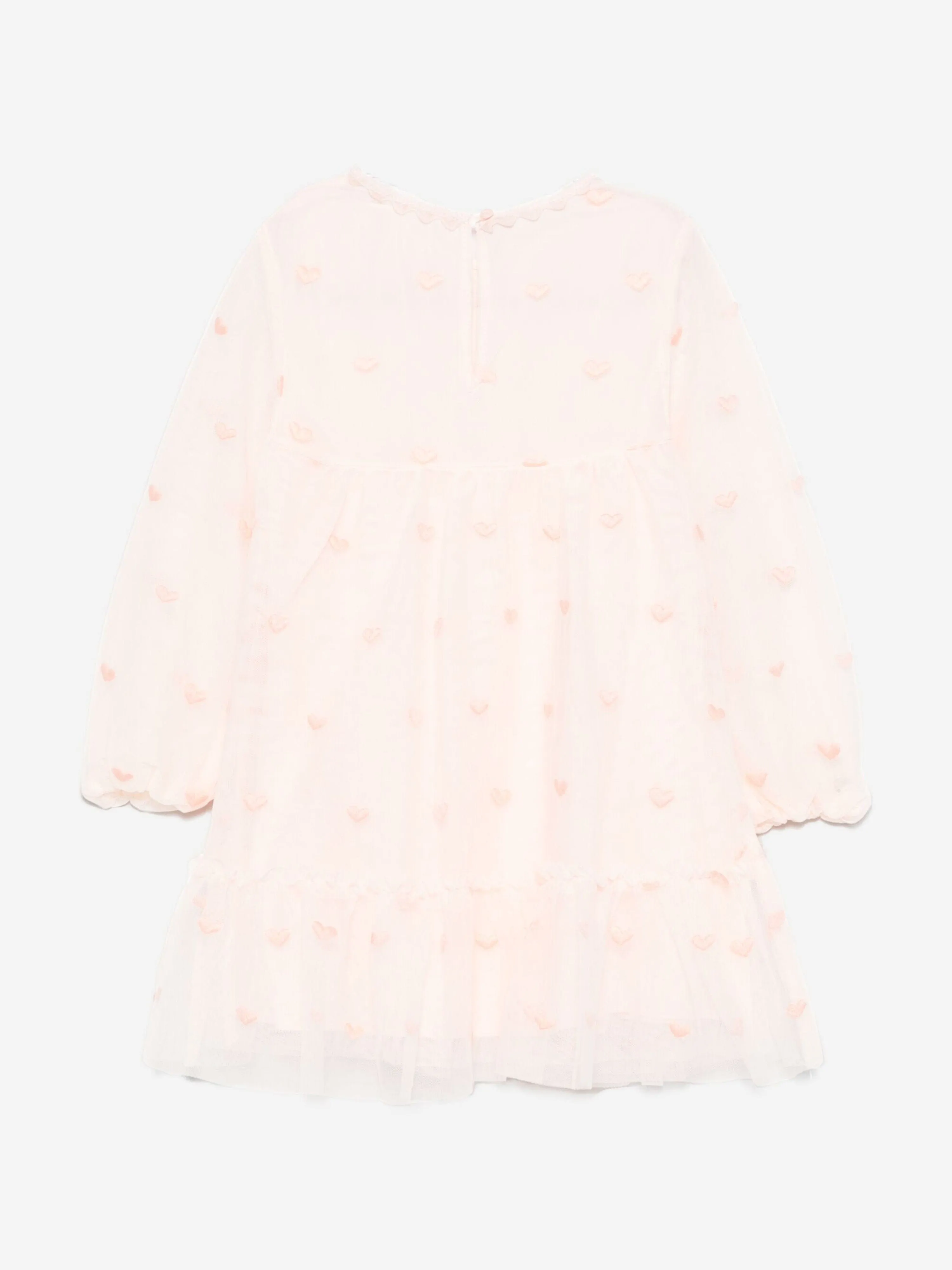 Stella McCartney Baby Girls Embroidered Heart Dress in Pink