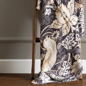 Strawberry Thief Jacquard Throw Biscuit