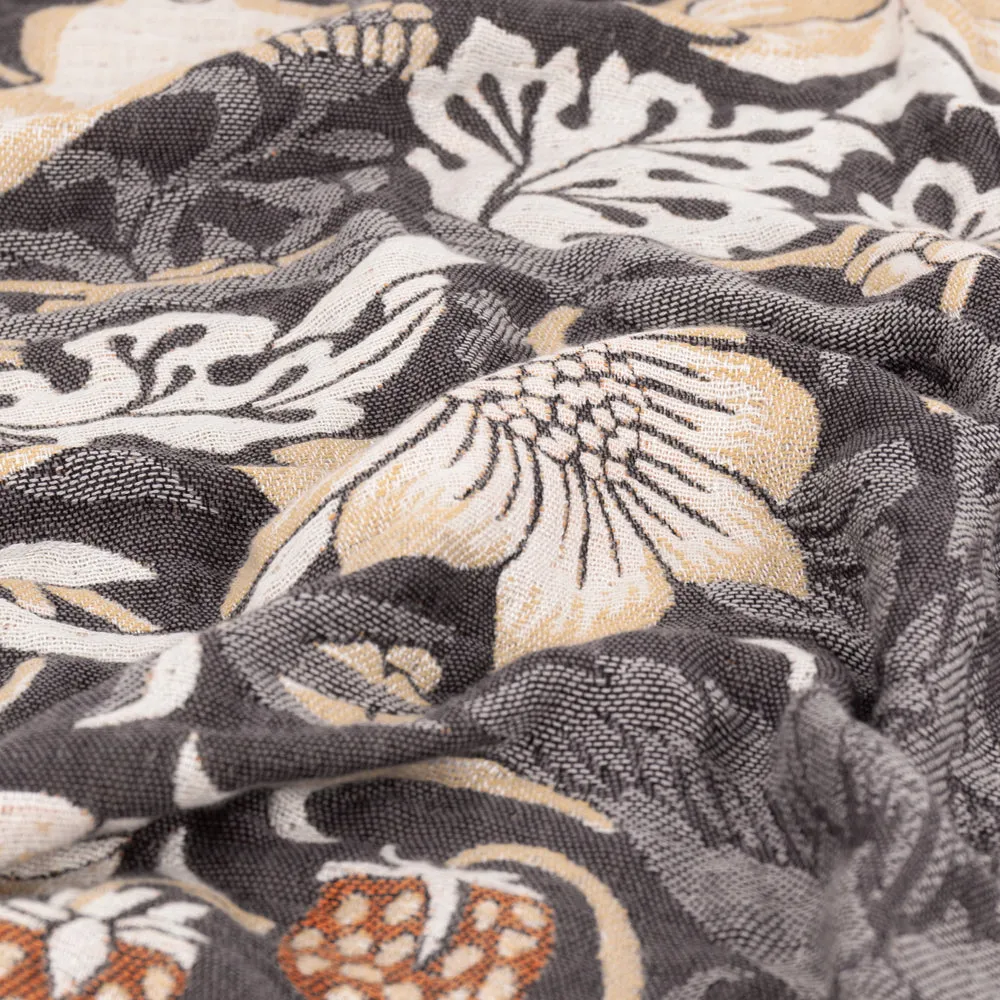 Strawberry Thief Jacquard Throw Biscuit