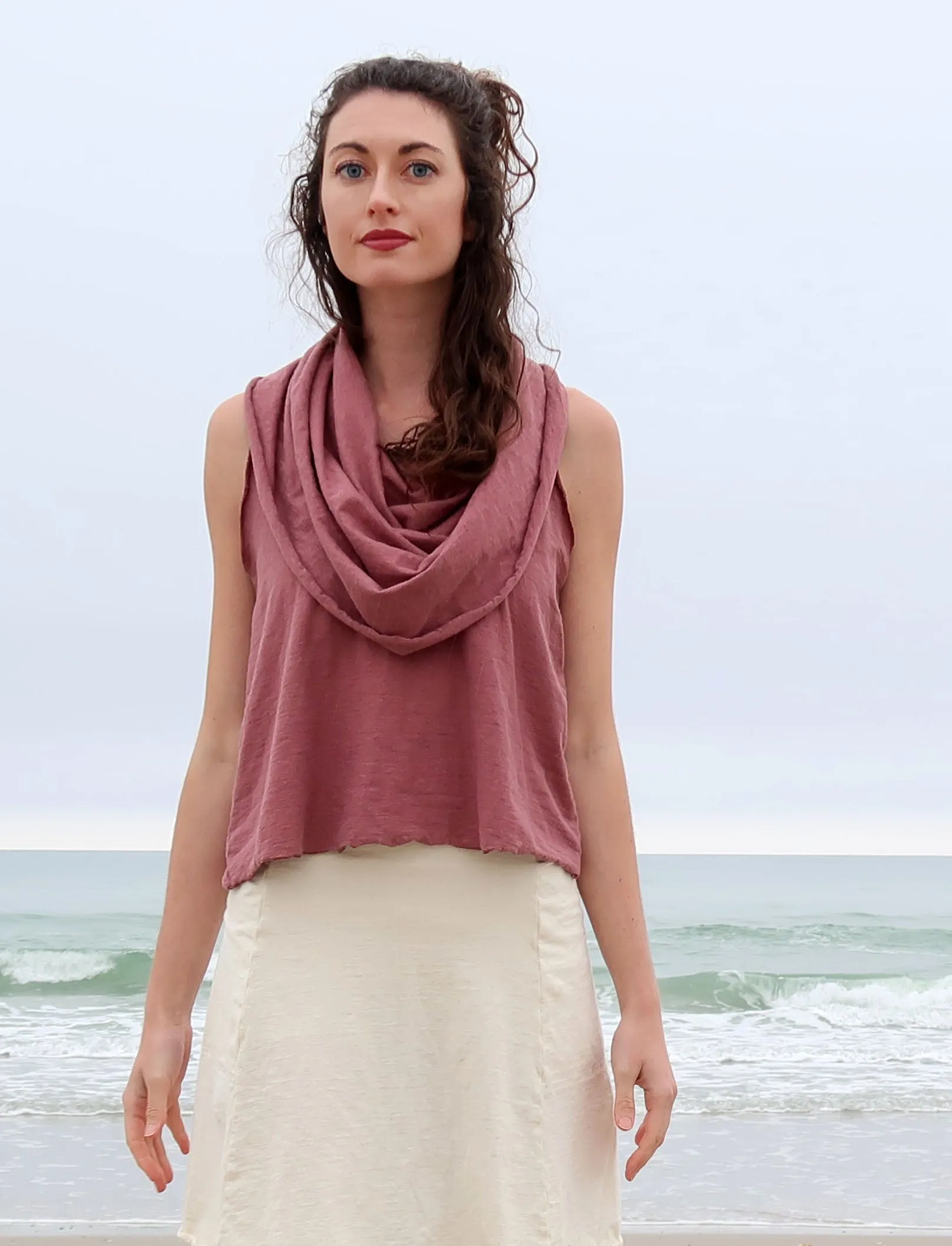Super Cowl Ojai Cropped Shirt