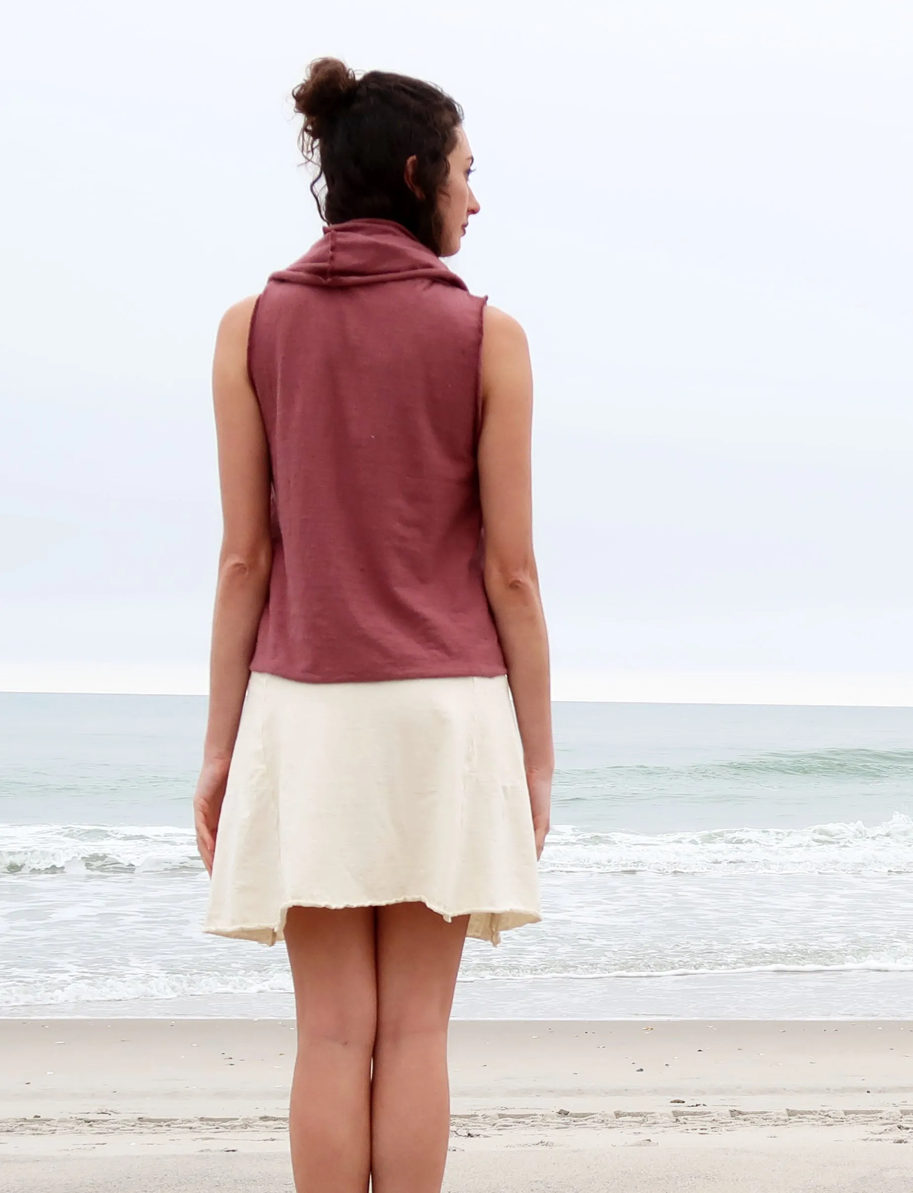 Super Cowl Ojai Cropped Shirt