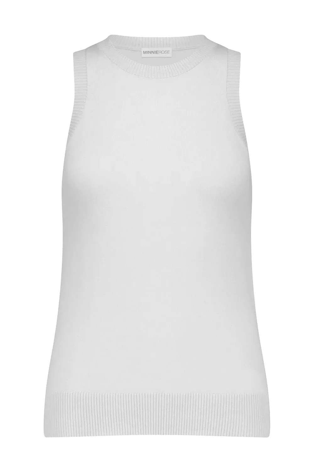Supima Cotton Tank in White