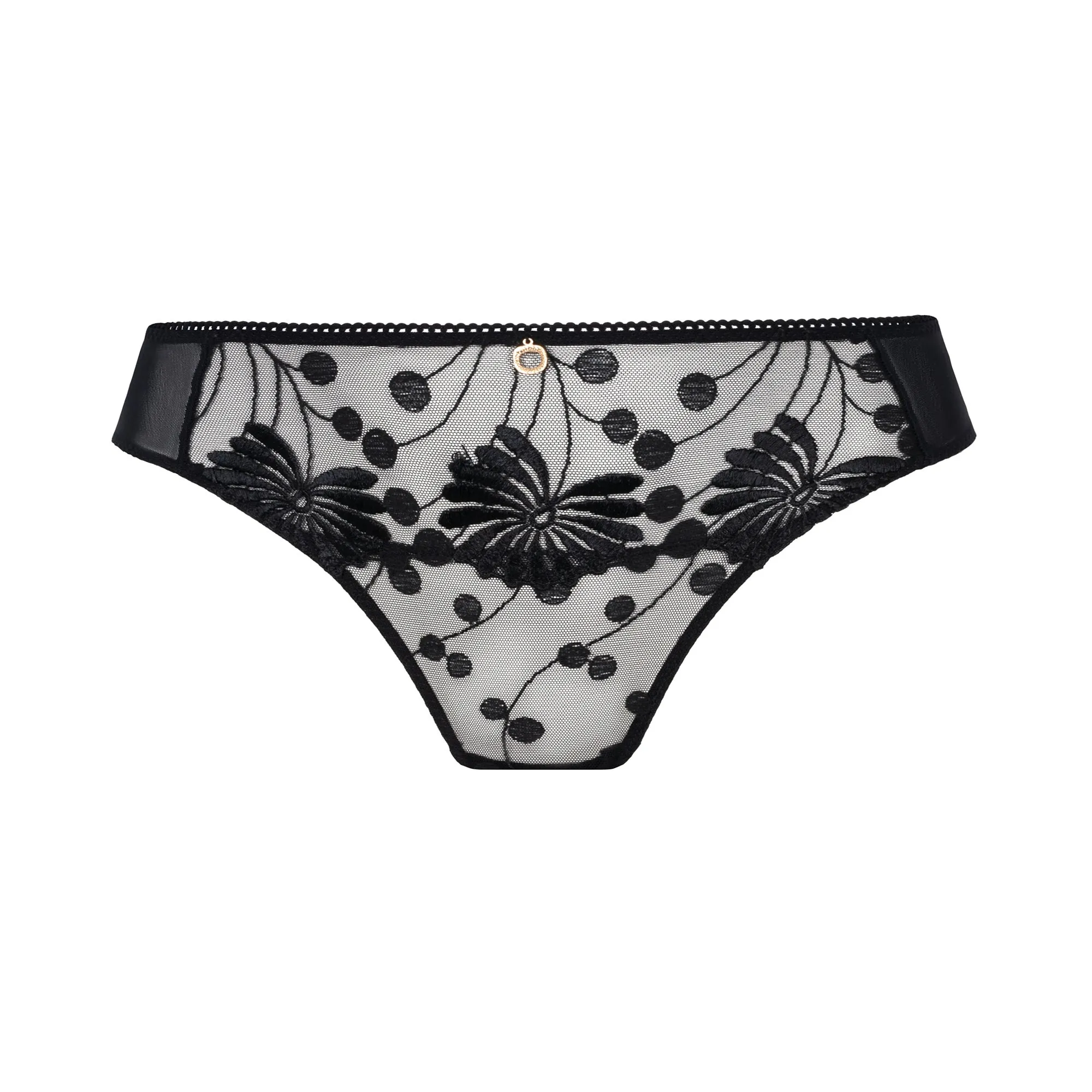 Tess Black Thong