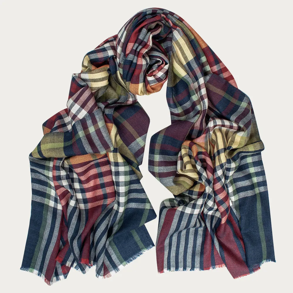 The York Fine Wool and Silk Scarf
