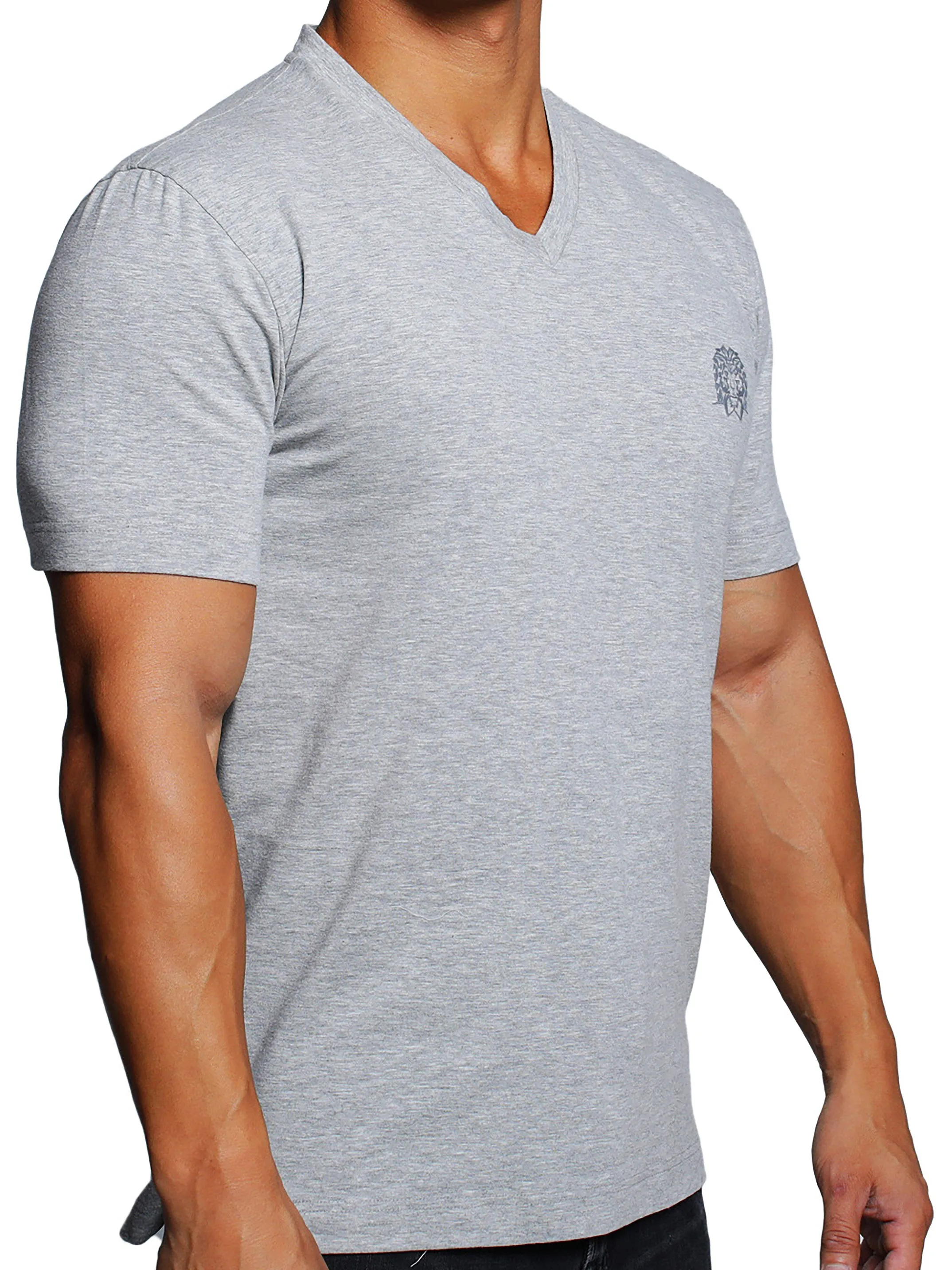 V-Neck VivaldiMono Grey