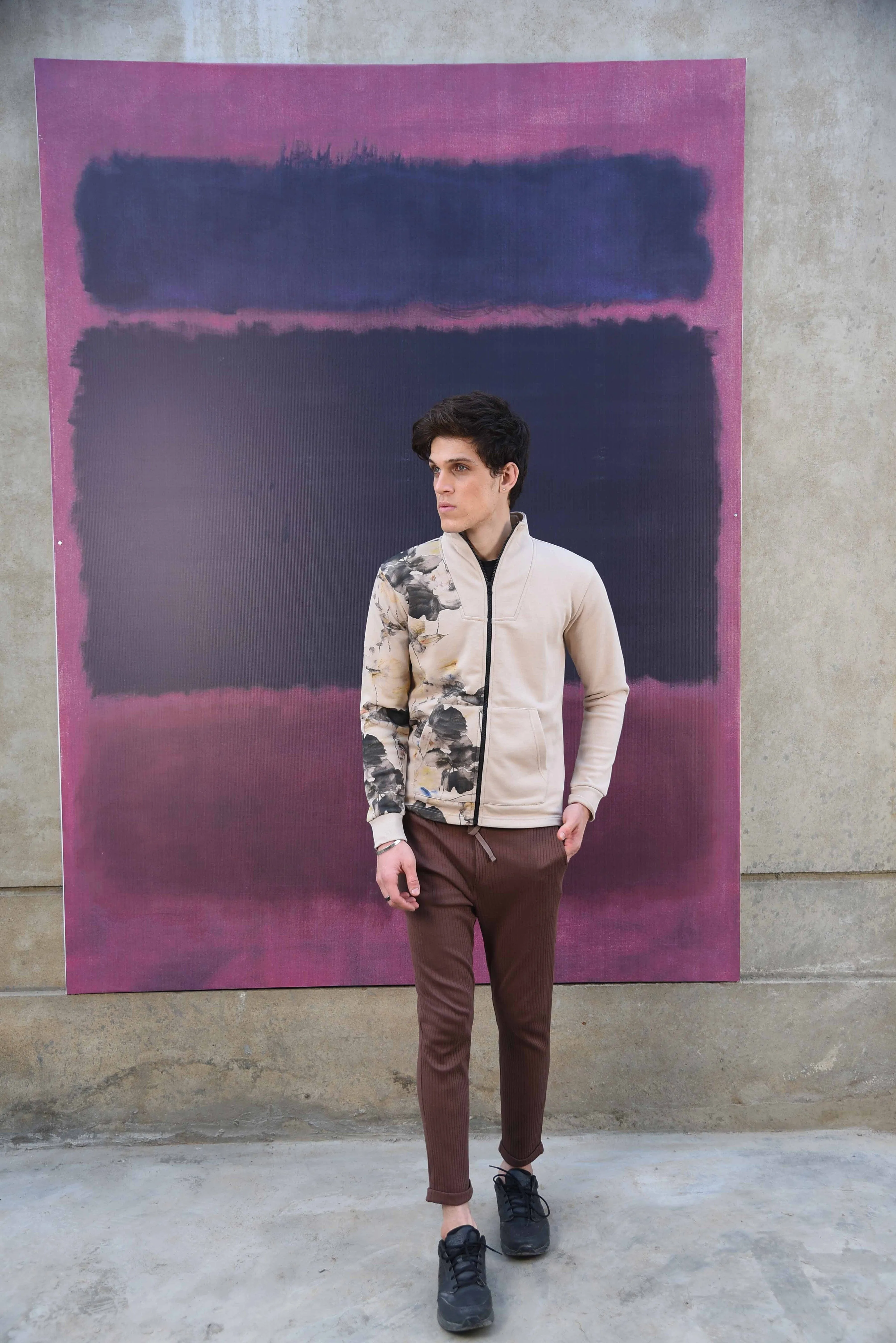 Watercolor Floral Jacket