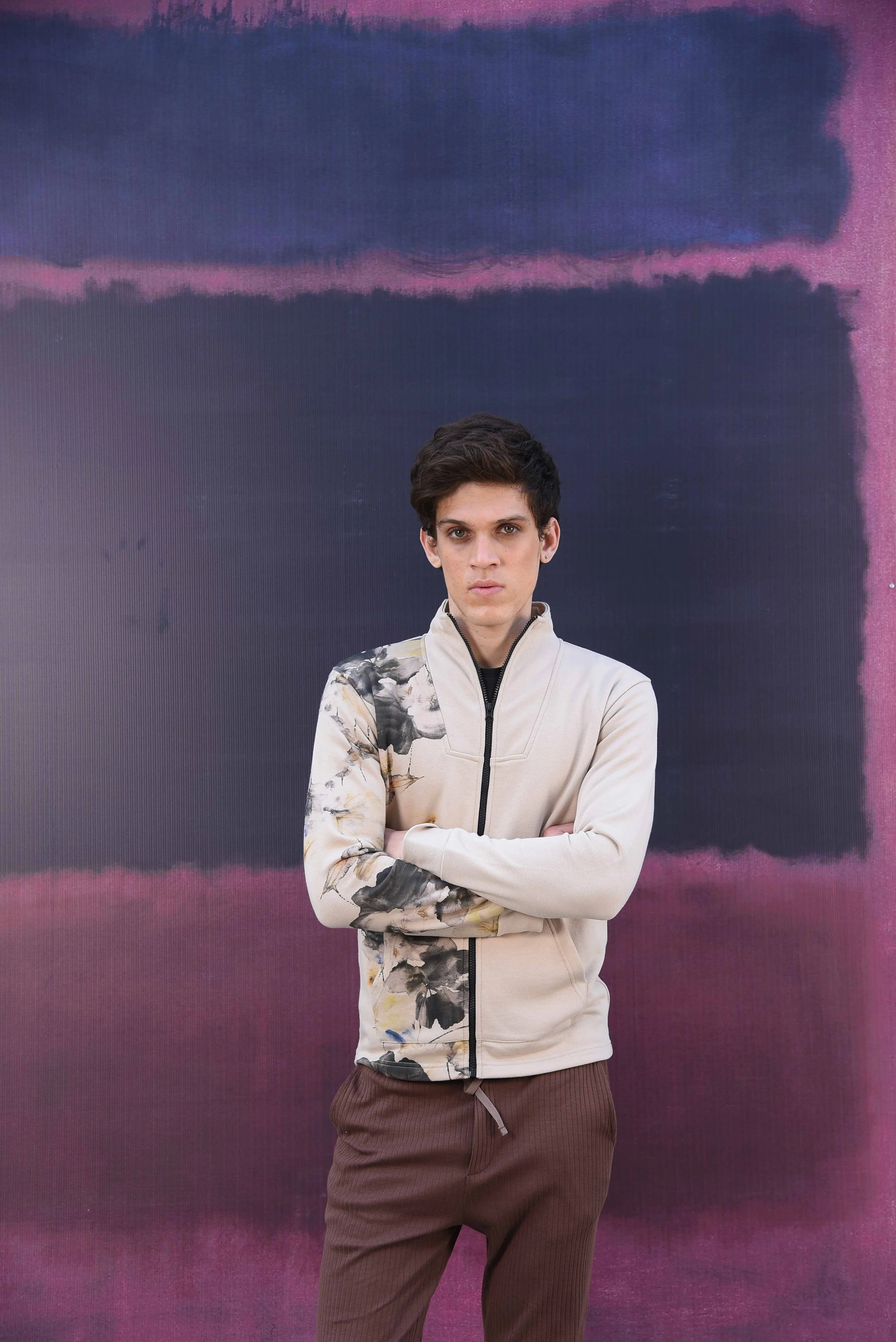 Watercolor Floral Jacket