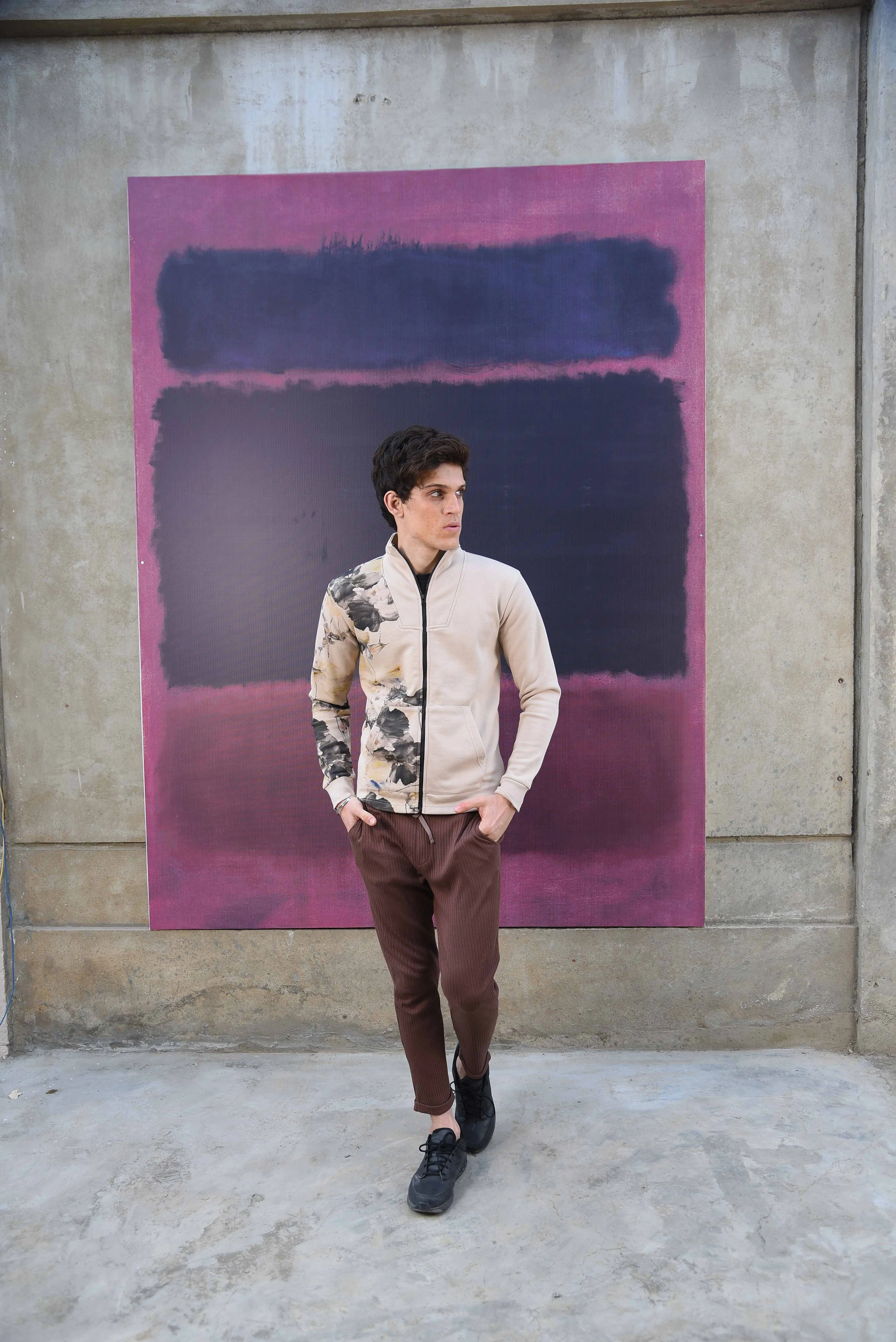 Watercolor Floral Jacket